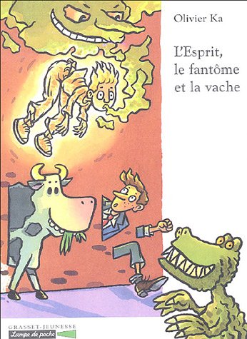 couverture de : esprit, le fant&ocirc;me et la vache (L')