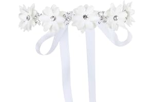FAYBOX BRIDAL Flower Girls Elegant Headband Hair Wreath Floral Garland Photography Wedding Accessories