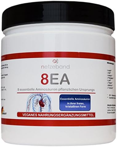 Mesh Ribbon 8EA – 8 Essential Amino Acids Vegan at the perfect balance L Leucine, isoleucine VALINE, L L, 700 mg Alanine, L-Lysine, Length Threonin, L-Methionine, and L Tryptophan