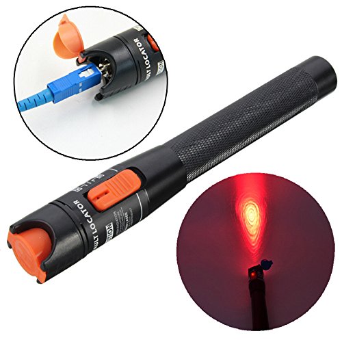 10MW 10KM Faser Werkzeug, GOCHANGE Visual Fault Locator 650nm Pen-Typ, LWL Kabeltester Prüfgeräte für Faserlokalisierung Faserführungs und Kontinuität cheching