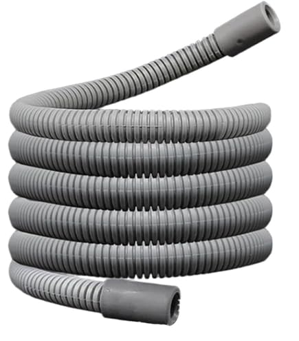 Tubo Drenaje 10 Mm Para Secadora Haier, Siemens, Midea | 1 Metro, Con Adaptador Extensión | Polietileno Y PT, Resistente Y Flexible