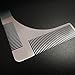 SZTARA Stainless Steel Beard Shaping Styling Template Facial Hair Trim Comb