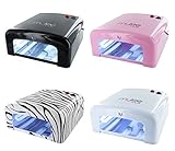 Mylee Pink 36W UV Lamp Light Gel Curing Timer Nail Dryer with 4 x 9W Blubs 3 pin uk plug
