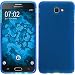Produktbild PhoneNatic Case für Samsung Galaxy J7 Prime Hülle Silikon blau matt + 2 Schutzfolien