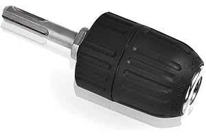 BUYGOO Mandrino Autoserrante 2-13mm Mandrino Trapano con Attacco SDS Mandrino Trapano Autoserrante Adattatore SDS Mandrino SDS Plus Mandrino Autoserrante Rapido con Manico di 1cm, 12.4 * 43cm