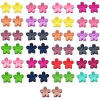 Yellow Chimes Combo of 50 Pcs Flower Mini Hair Claw Clips Assorted Colors Hair Acessories for Girls Women Kids(Pack of…