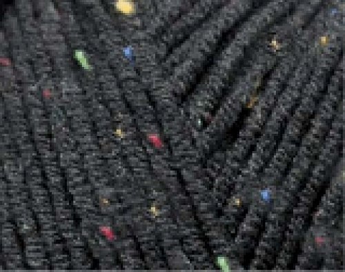 COTTON GOLD TWEED 60 BLACK