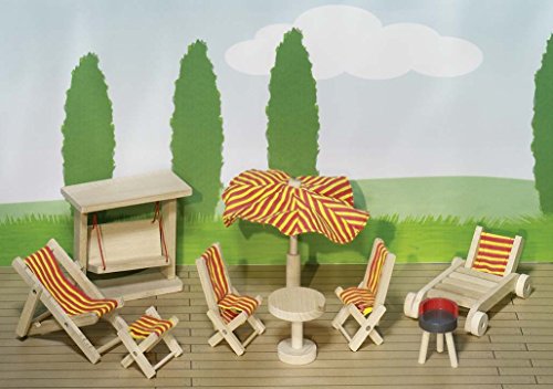 Preisvergleich Produktbild 1 Stück Puppengartenmöbel - (Preis pro Stück)