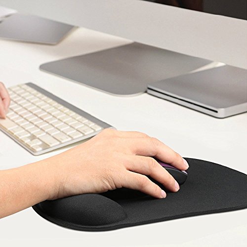 Mauspads, Mousepad(2 Pack) mit Handgelenkauflage und rutschfester Gummi Unterseite - 6