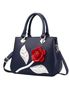 Magic Zone Rose Damen Handtaschen Fashion Handtaschen für Frauen PU Leder Schulter Taschen Messenger Tote Taschen
