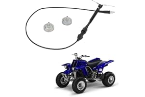 QINLORGO Gaszug mit Vergaserdeckel-Kit Passend für Yamaha Banshee 350 YFZ350 87-06