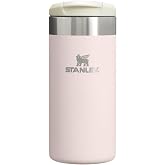 Stanley 1913 Aerolight Transit Travel Mug 0.35L - Rose Quartz | Keeps Hot for 6 Hours - Compatible with Car Holder - Leakproo
