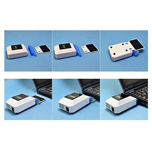 XGUO Cool Universaler Kühler für Spielekonsole Laptop PC – Hochleistungslüfter für schnelle Kühlung – USB Warmluft-Abzug Cooling Pad(Cooling Pad,Weiß) - 6