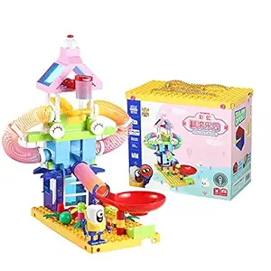 FidgetGear Children Early Education Puzzle Spelling Insert Large Particles Building Blocks Pipe Game Assembling Toys Rainbow Standard Version