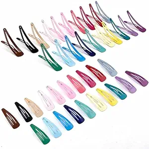 FASHIO Metal Hair Clip for Women and Girls, Multicolour, Pack Of 12