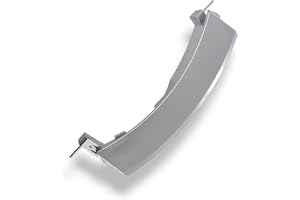 DL-pro Dörrhandtag för Bosch Siemens Constructa 648581 00648581 silver plasthandtag dörröppnare öppnare 23 x 9 x 4,2 cm för t