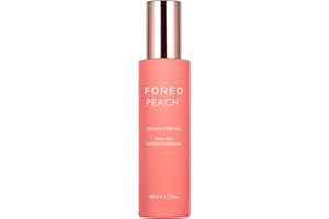 FOREO PEACH Gel frío de preparación, Para depiladora luz pulsada, Calma e hidrata al depilar y después, 17 extractos vegetales, HA y pantenol, Depiladora láser e IPL, 100 ml