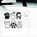 Produktbild Hochwertiger DOMO Kumo JDM JDM VAG Tuning Aufkleber Jdm Shop für Auto Sticker Bomb style Decals ca. 20 cm