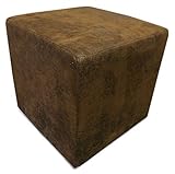 couch hocker braun leder Der Design-Sitzwürfel Kubus I ist vielseitig verwendbar und hat eine exquisite Wildlederoptik, die in jedem Raum optimal zur Geltung kommt.
