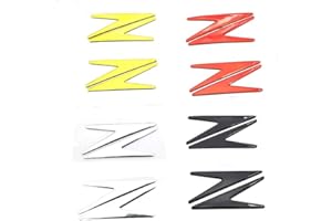 QOHFLD Für Kawasaki Z300 Z750 Z800 Z900 Z1000 ZZR1400, Abziehbilder & Aufkleber 2 Stück Z-Stil Motorradaufkleber Aufkleber 3D Motorrad Kraftstofftank Emblem Abzeichen