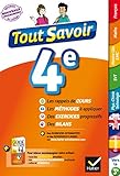 Tout savoir 4e Nouveau programme: pour réviser dans toutes les matières