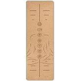 Lovelybird Natural Rubber Over Mushroom Coating Yoga Pilates Fitness Mat 61 * 183 Cm Thickness 5 Mm pattern
