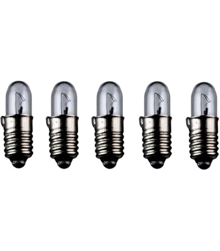 Goobay 9599 Röhrenlampe E10, 2W – Klassische Glühlampe Für 6,3V DC