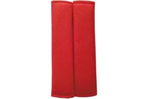 SUNTRADE Autositzgurtpolster-Abdeckungssatz, 2er-Pack Soft Car Safety Sicherheitsgurt-Schulterpolster für Erwachsene und Kinder (Rot)