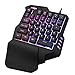 Produktbild Mechanische Einhändige Tastaturhandspielartefakt-Linke Handspieltastatur Für Spiel LOL/Dota/OW/PUBG/Fortnite