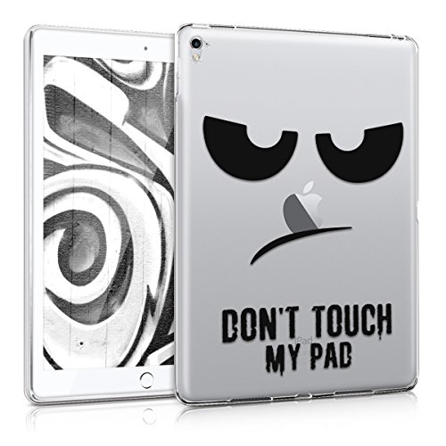 kwmobile Hülle für Apple iPad Pro 9,7" - Case Handy Schutzhülle TPU Silikon für Tablet - Backcover Cover klar Schwarz Transparent