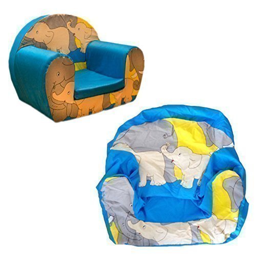 Ready Steady Bed Savannah Elephants Cover for Children's Foam Armchair