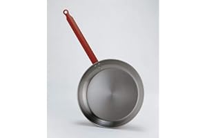 Garcima La Ideal en Acier Poli Poêle à Frire Peu Profonde avec Une poignée, Argent, Lot de 12, Acier, Silver, 24 cm