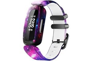 honecumi Bracelet Compatible avec Fitbit Ace 3 Bracelet enfant, Fitbit Ace 3 Souple Silicone Classiques Reglables Sport Bracelet Accessoires Élégant sangle