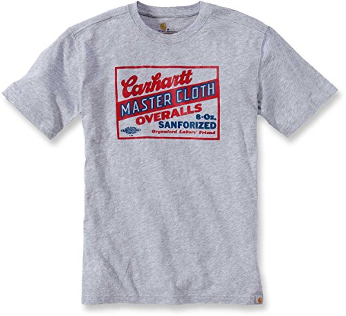 Carhartt Heritage Master Cloth Logo T-Shirt EK020, Farbe:grau;Größe:M Carhartt Heritage Master Cloth Logo T-Shirt EK020, Farbe:grau;Größe:M