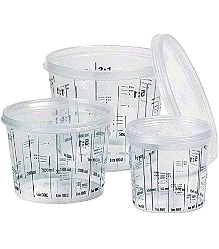 10 Tazze Per Miscelazione Resina Epossidica 20ml - Stampo In Silicone Riutilizzabile - Per Pittura Fluid Art, Gioielli, Cottura