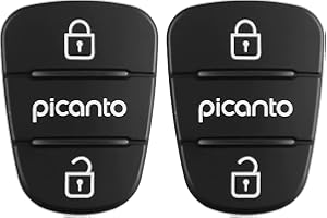 GZXNKEY 2PCS For Picanto Key Fob Case Rubber Pad For Kia Picanto Key Fob rubber For Kia Picanto Key Cover Button Pad Repair