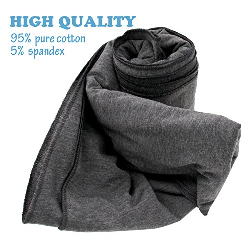 MTURE Babytragetuch, Babytrage für Männer und Frauen,Tragetuch Tragehilfe Sling Baby (Grau) - 4