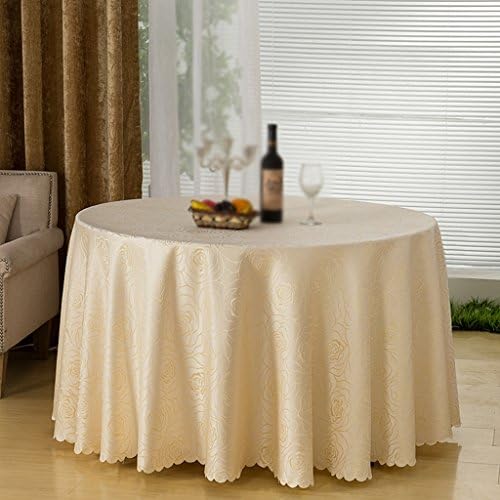 Max Home@ European Round Rosary Tablecloth Hotel Wedding Tablecloth ( Size : 260cm )