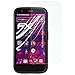 Produktbild atFoliX Motorola Moto G Forte Glasfolie - FX-Hybrid-Glass elastische 9H Kunststoff Panzerglasfolie - besser als Echtglas Panzerglas