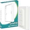 SAMOTECH Switch Cover Compatible with Philips Hue Smart Wireless Dimmer Switch V2 (Single Cover SM200 V2)