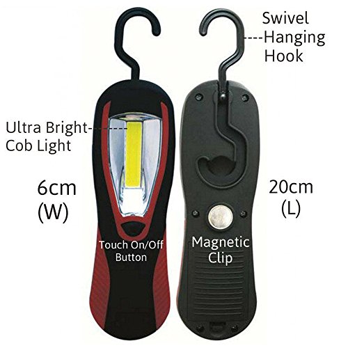 Camping sunnymi Go Outdoors 3W COB Arbeitslicht LED Emergency Einstellbare Magnetische Hängende Haken Camping Zelt (Orange, 7.5 L x 2.44 W)