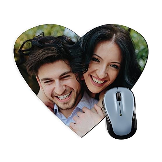 Alfombrilla Raton Corazon Personalizada con Foto. Regalos Personalizados con Foto. Varios Modelos. 23,5X19,5. Corazón