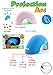 Lumitusi - Pink Elly "Easy Clean, Lullaby" Twilight Constellation Elephant Projector Night Light with Music, Rubber Finishing