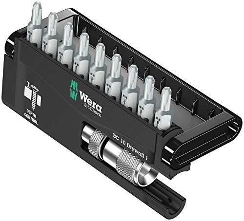 Wera Bit-Sortiment, Bit-Check 10 Drywall 1, 10-teilig, 05136011001