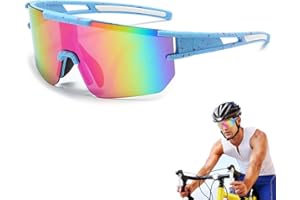 Mineup Lunettes de Vélo Polarisées, UV400 Lunettes de Soleil de Cyclisme Anti-UV, Cyclisme Lunette pour Sports de Plein Air, Cyclisme, Conduite, Course à Pied, Pêche, Randonnée, Golf