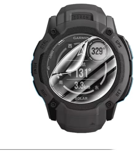 4 Pellicole Vetro Temperato Per Garmin Venu 2 - Durezza 9H, Anti-graffi, Facile Installazione, Senza Bolle