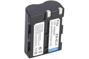 Amsahr Digital Replacement Camera and Camcorder Battery for Nikon ENEL3e, D100, D200, D300