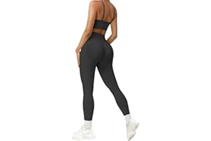 Zilams Leggins Sportivi Donna Push Up Vita Alta Fitness Leggings Push Up Palestra Scrunch Pantaloni Dimagranti Anticellulite Pantacollant Opaco Senza Cuciture Elastici per Yoga Jogging