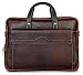 The Clownfish 14 inch Genuine Leather Laptop and Tablet Bag - Macbook Pro, Macbook Air Laptop Bag (Dark Brown) RS.2990.00