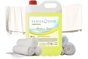 SENSODOR Ambientador Aroma a Limpio SENSAODOR, 5 Litros, Verde Claro, Garrafa, Profesional, Empresas, Negocio, Limpieza, Neutralizador, Quitaolor, Buen olor, Aromatizador